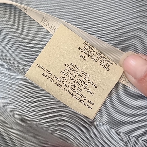 Vintage Jessica McClintock Light Blue 3 Piece Dress - Picture 6 of 13